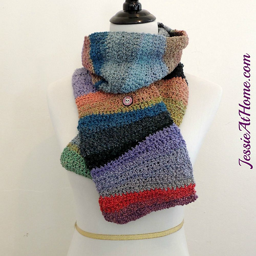 Textured Waves Scarf