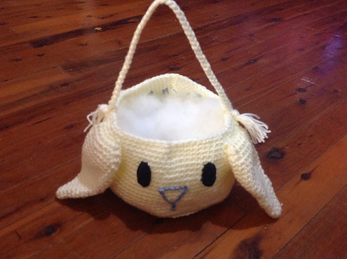 Floppy Eared Bunny Basket