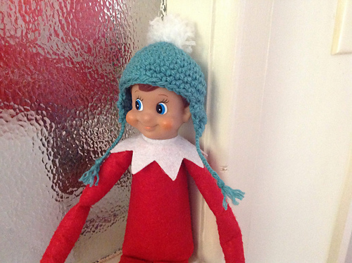 Elf on the Shelf Earflap hat