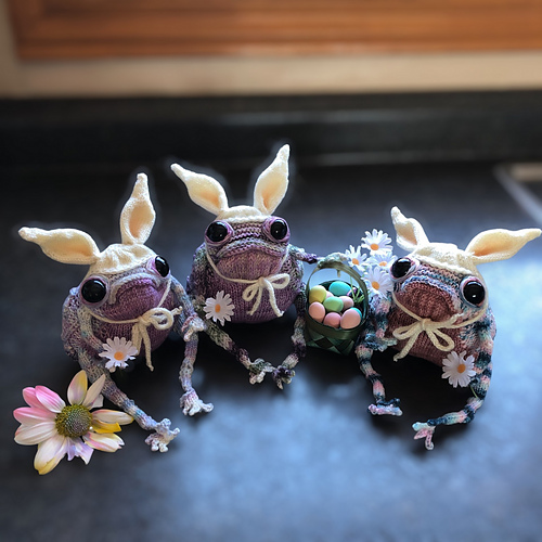 Toad Easter Bunny Hat