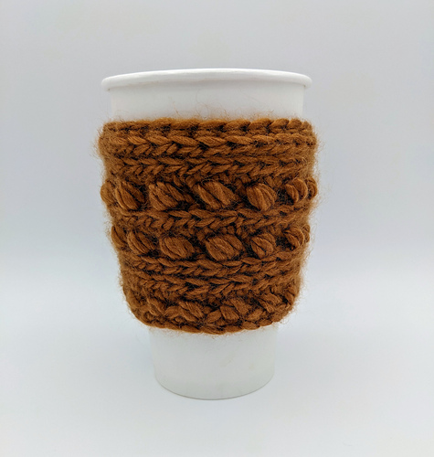 Bean Stitch Coffee Cup Cozy