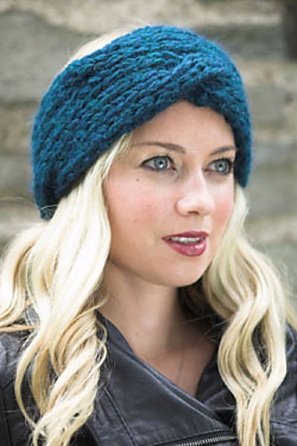F517 Baby Alpaca Magna Ribbed Headband