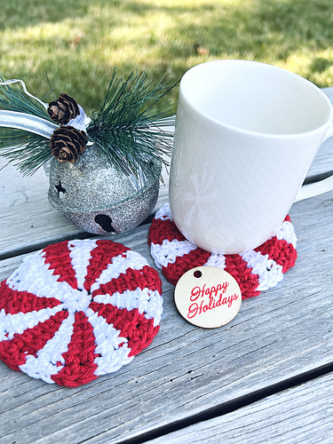 Peppermint Candy Coaster