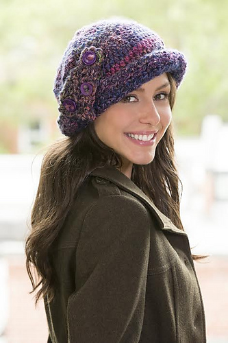 Buttoned Cloche