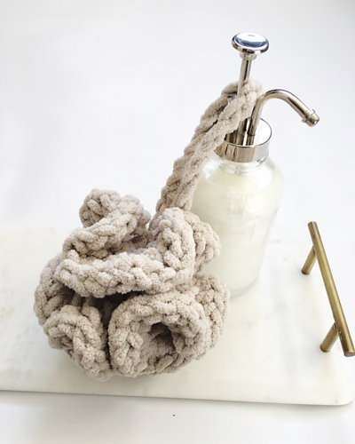 Chunky Bath Pouf