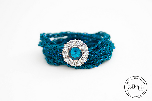 Teal Wrap Bracelet
