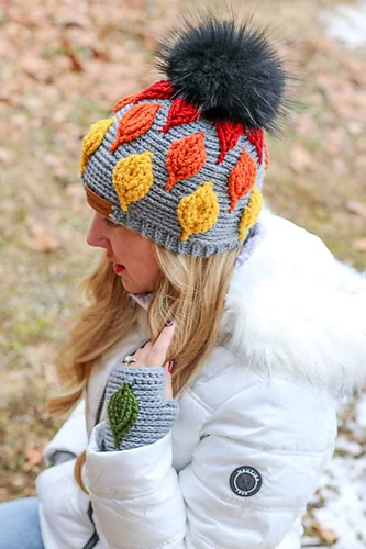 Autumn Leaf Beanie