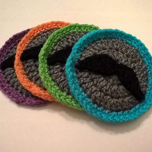 Mustache Coaster