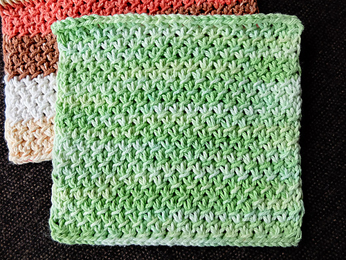 Purl-Twist Dishcloth