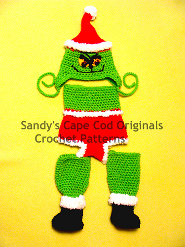 681 Grinchy Baby Photo Prop Set