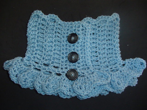 Victorian Style Neck Warmer Collar