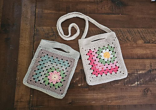 Boho Granny Square Bag