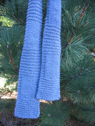 Garter and Stockinette Scarf