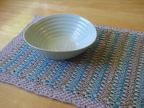 Long-Slip Striped Table Runner