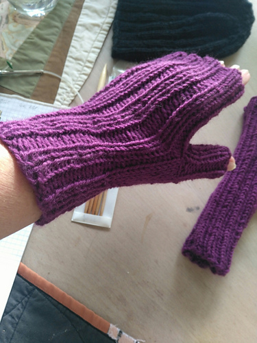 Warme Rippenstulpen
