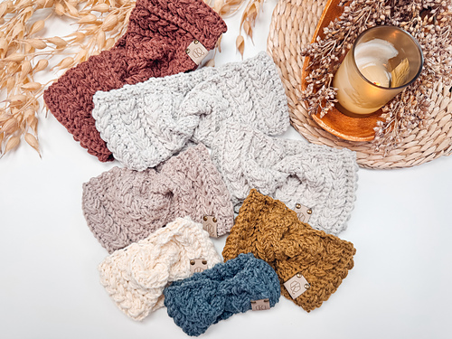 Twisted Wheat Stitch™ Earwarmer