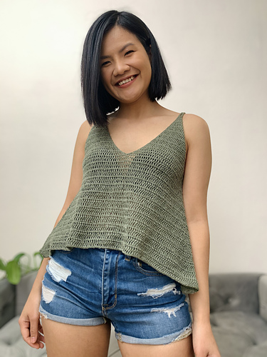 Relaxed fit tank top