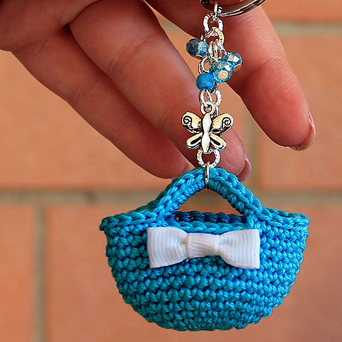 Mini bag keychain