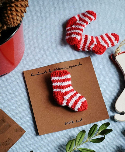Christmas mini sock