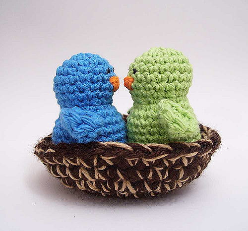 Little Birds in Their Nests