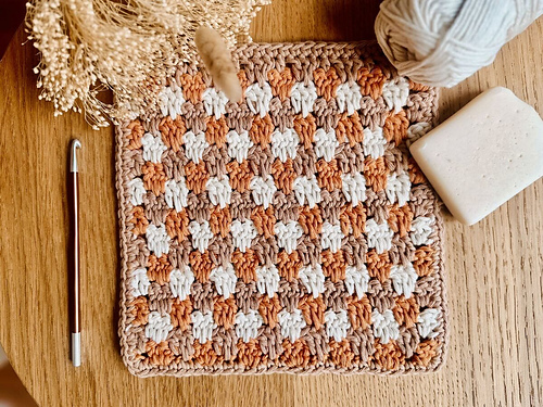 Granny Spike Stitch Washcloth