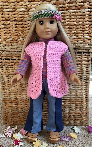 American Girl Groovy Little Vest
