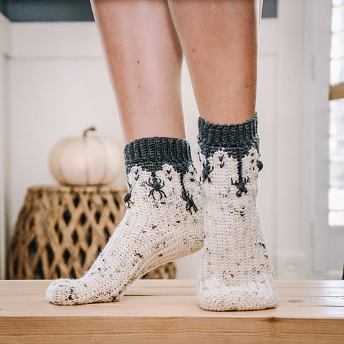 Creepy Crawly Spider Sock