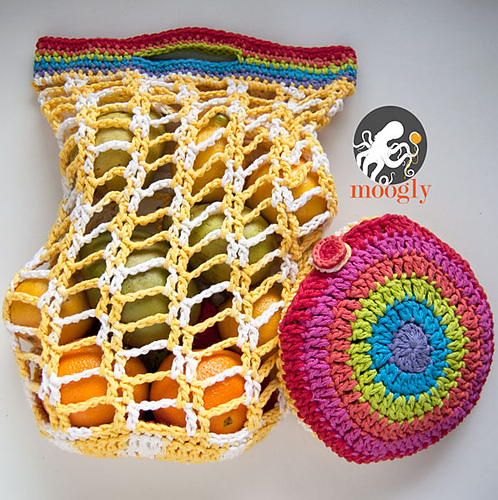 Rainbow Pocket Market Bag