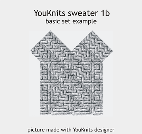 YouKnits lace example sweater 1b