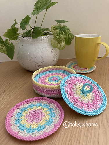 Cotton Candy Coaster Set