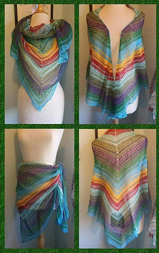 Rainbow PRIDE Shawl