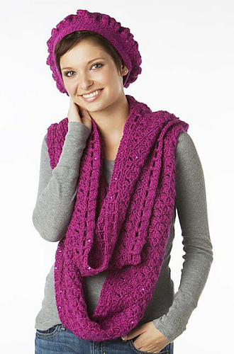 La Poétique Beret and Infinity Scarf Set