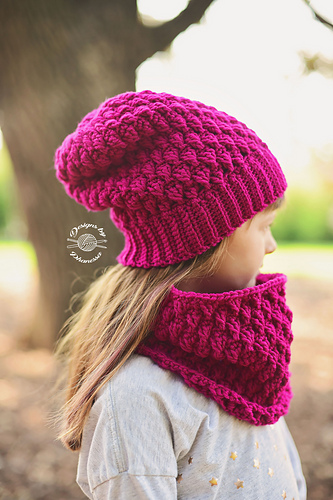 Raspberry Beanie & Cowl