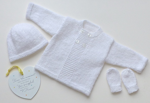 Hello Baby Cardigan Set