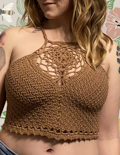 Camellia Mandala Top