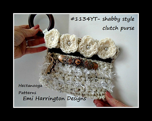 1134 - Shabby Style Clutch bag