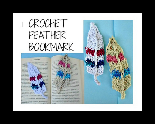crochet feather