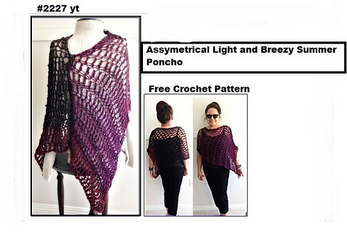 2227yt - LIGHT BREEZY Poncho