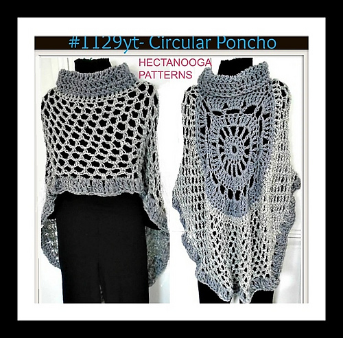 1128yt- Marly Asymmetrical Poncho