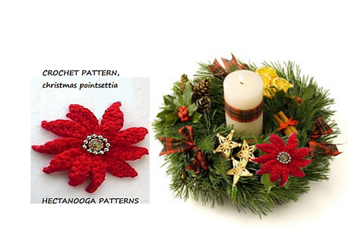 CROCHET POINSETTIA