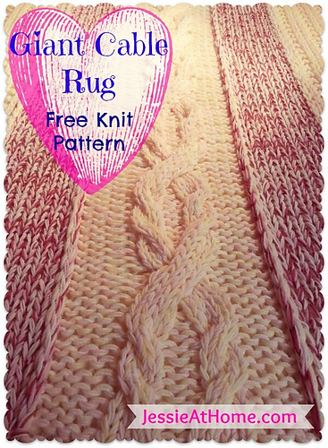 Giant Cable Rug