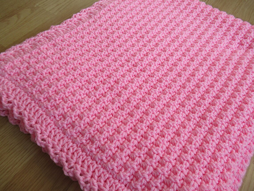 One Skein Little Angel Baby Blanket