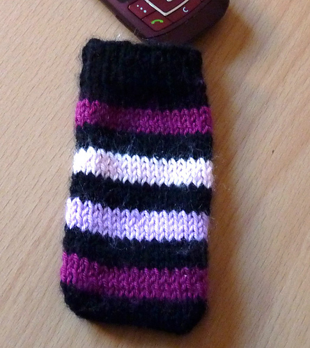 Striped Cell Phone Cosy