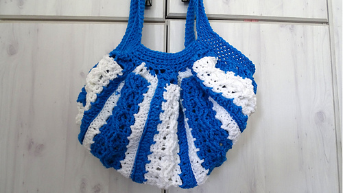 Celtic Weave Strip Hobo Tote Bag