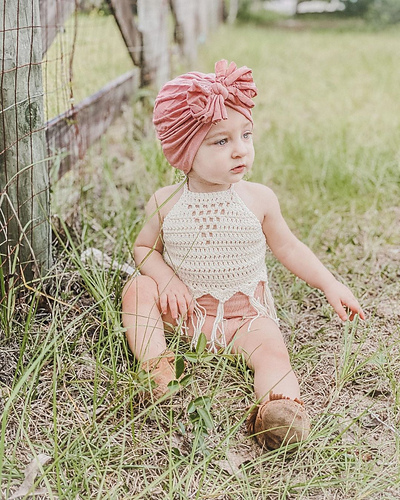 Childrens Boho Crop Top