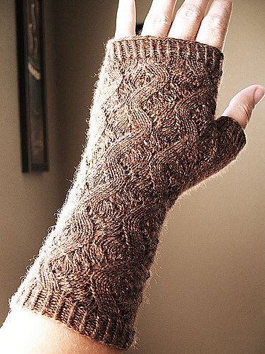 Hand Springs Fingerless Mitts