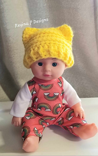 10" Doll Cat Hat