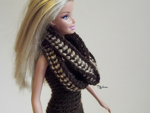 Fashion Doll Cowl Ear Warmer