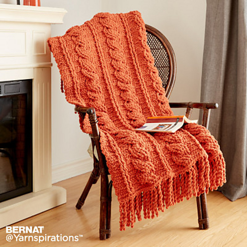 Crochet Cables Afghan