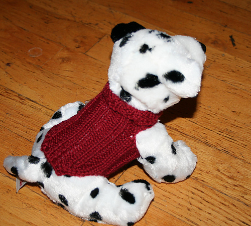Webkinz sweater pattern